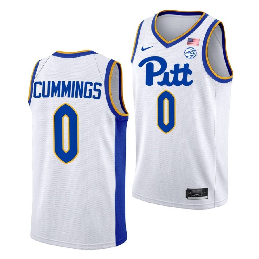 nelly cummings pitt panthers 2022 23college basketball homewhite jersey scaled