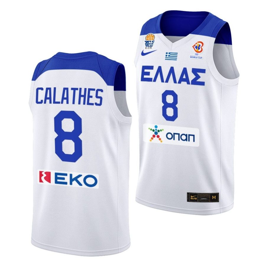 nick calathes greece fiba basketball world cup 2022 white home jersey scaled