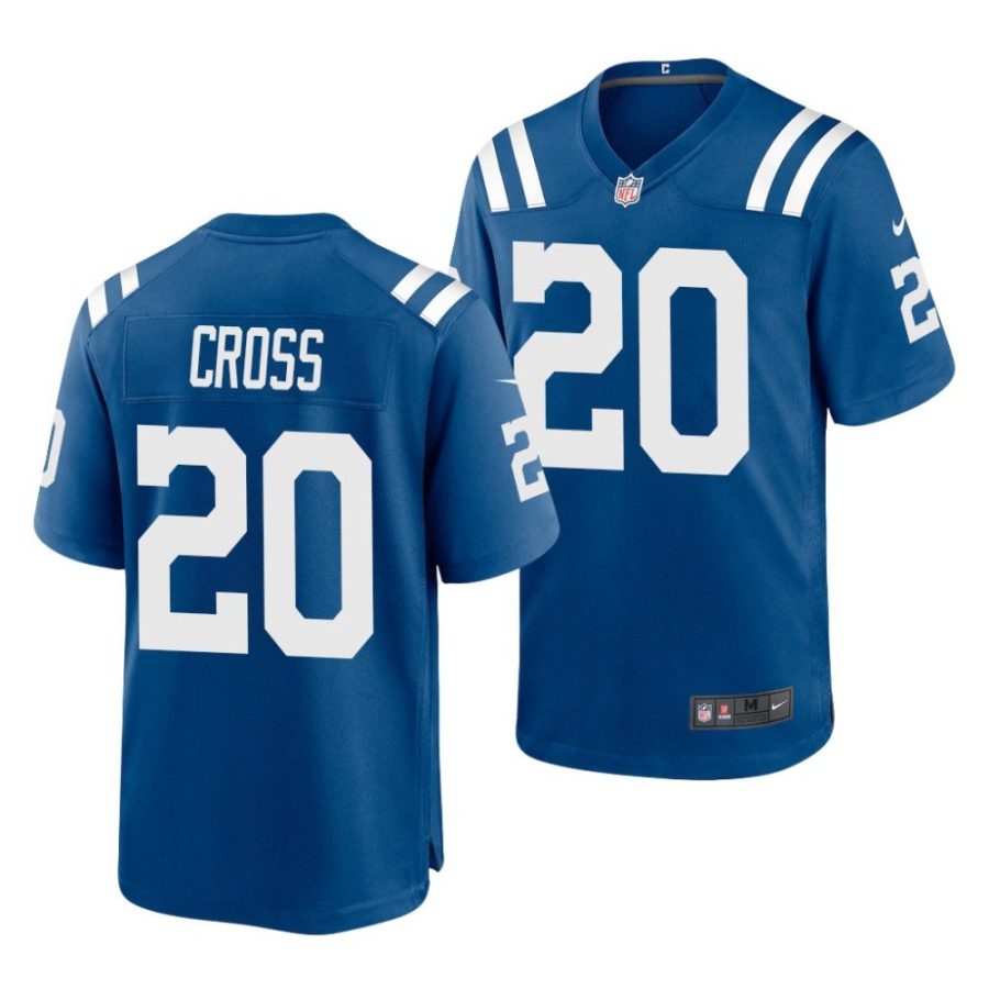 nick cross indianapolis colts 2022 nfl draft game men royal jersey scaled