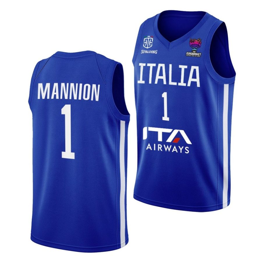 nicolo mannion italy eurobasket 2022 blue home jersey scaled