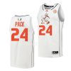 nijel pack white college basketball jersey scaled