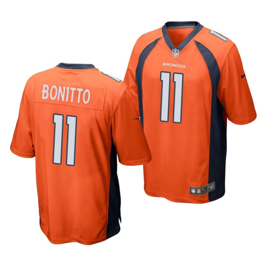 nik bonitto denver broncos 2022 nfl draft game men orange jersey scaled