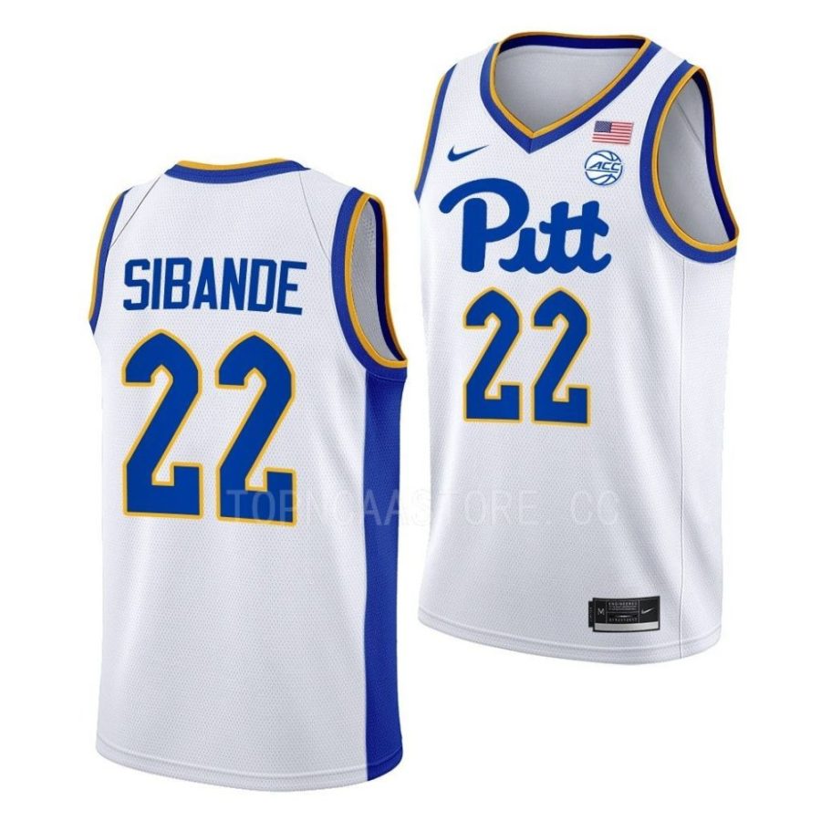 nike sibande pitt panthers college basketball 2022 23 jersey scaled