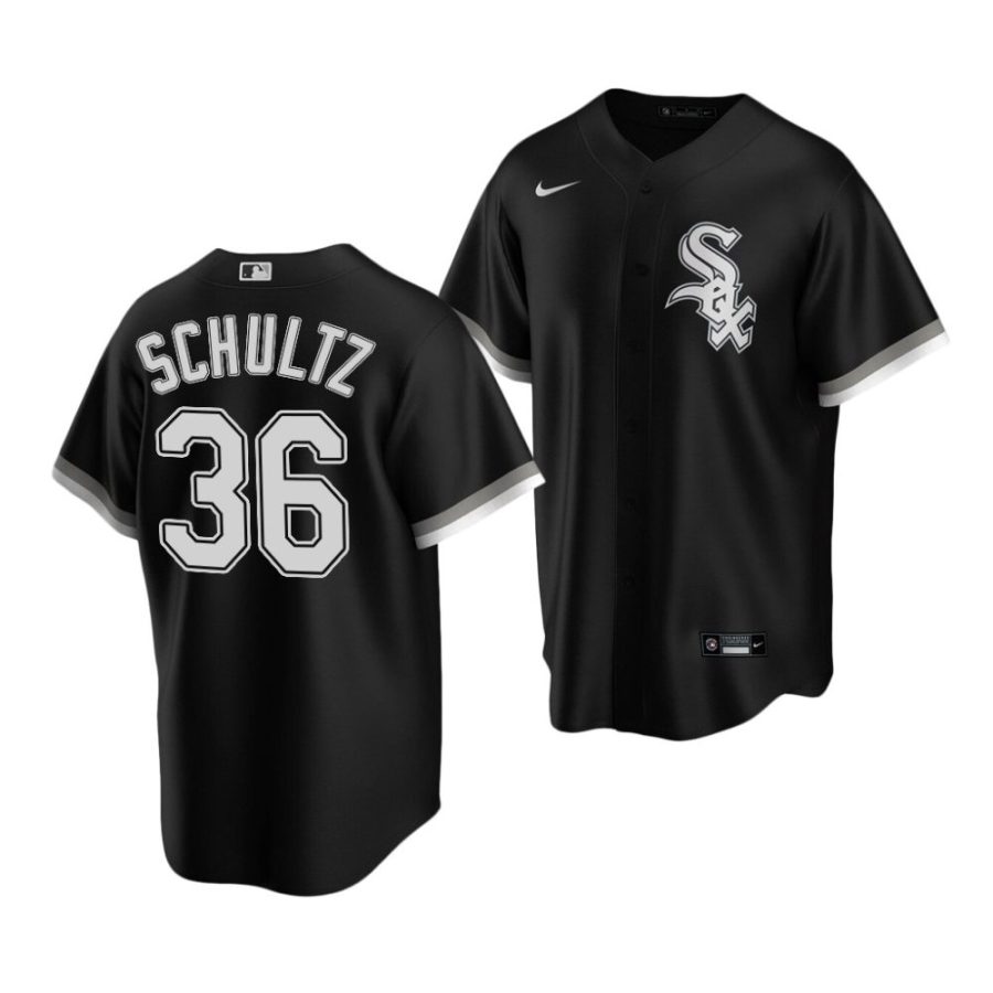 noah schultz white sox alternate 2022 mlb draft replica black jersey scaled