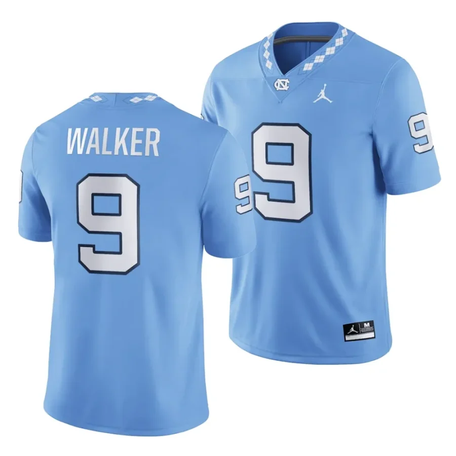 north carolina tar heels tez walker blue nil football player jersey scaled