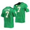 notre dame fighting irish audric estime kelly green 2023college football jersey scaled
