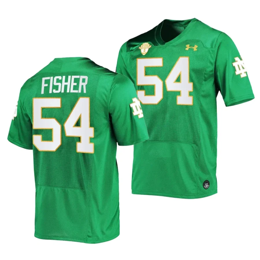 notre dame fighting irish blake fisher kelly green 2023college football jersey scaled