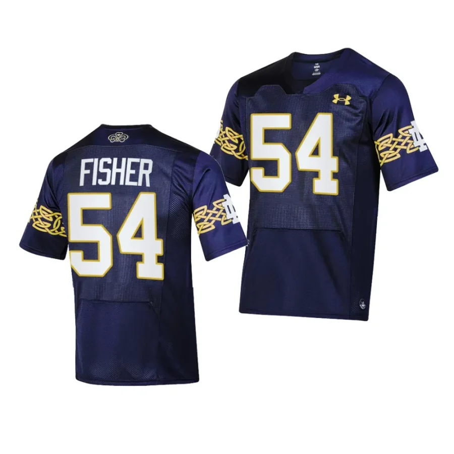 notre dame fighting irish blake fisher navy 2023 aer lingus college football classic youth jersey scaled