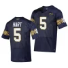 notre dame fighting irish cam hart navy 2023 aer lingus college football classic replica jersey scaled