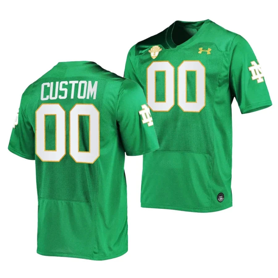 notre dame fighting irish custom kelly green 2023college football jersey scaled