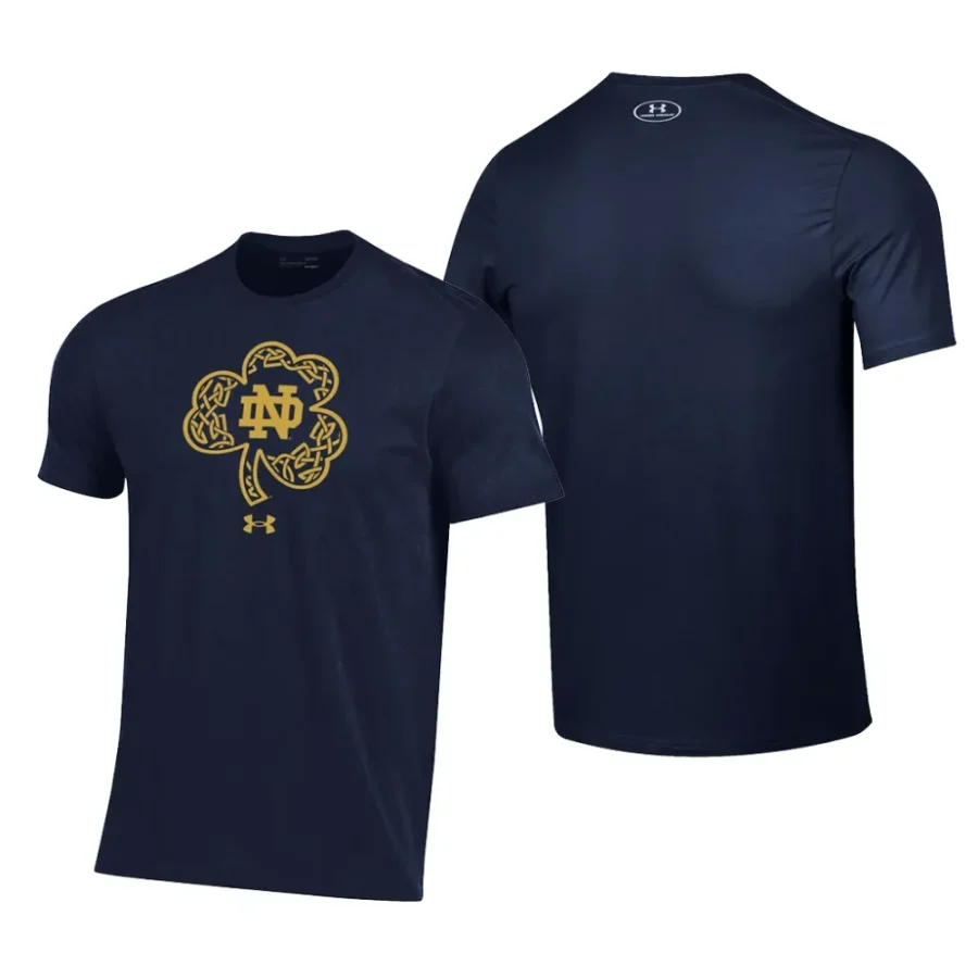 notre dame fighting irish navy 2023 aer lingus college football classic shamrockperformance cotton men t shirt scaled