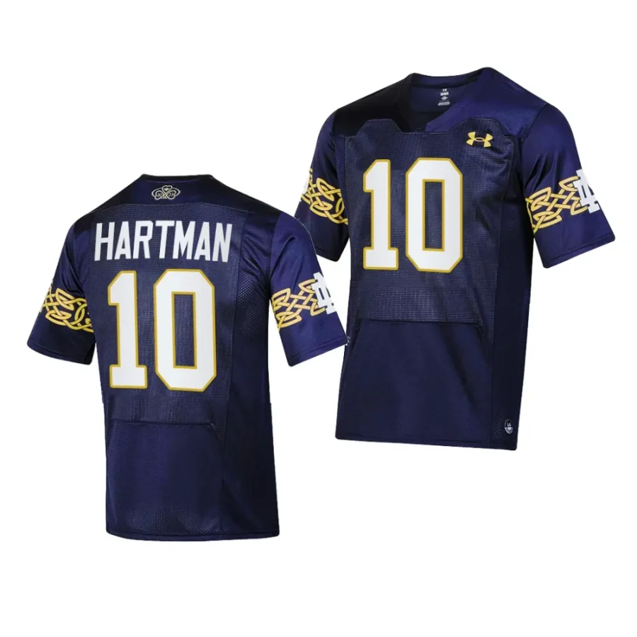 notre dame fighting irish sam hartman navy 2023 aer lingus college football classic youth jersey scaled