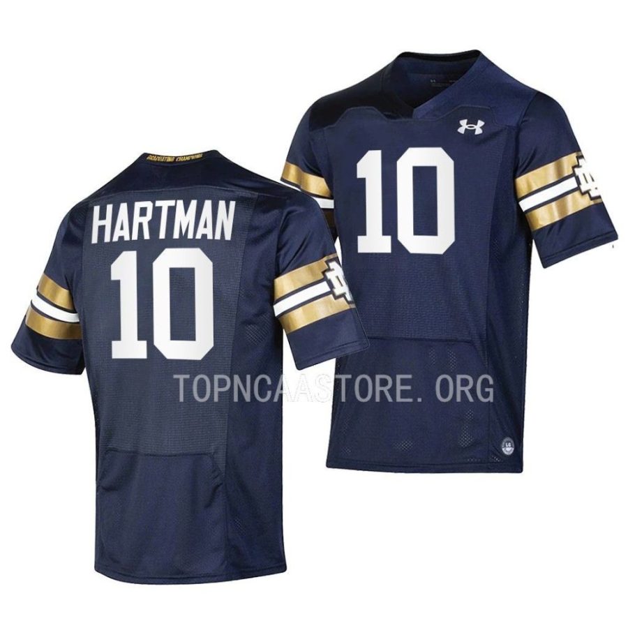 notre dame fighting irish sam hartman navy shamrock series replica jersey scaled