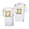 notre dame fighting irish white 2022 shamrock series replica jersey scaled