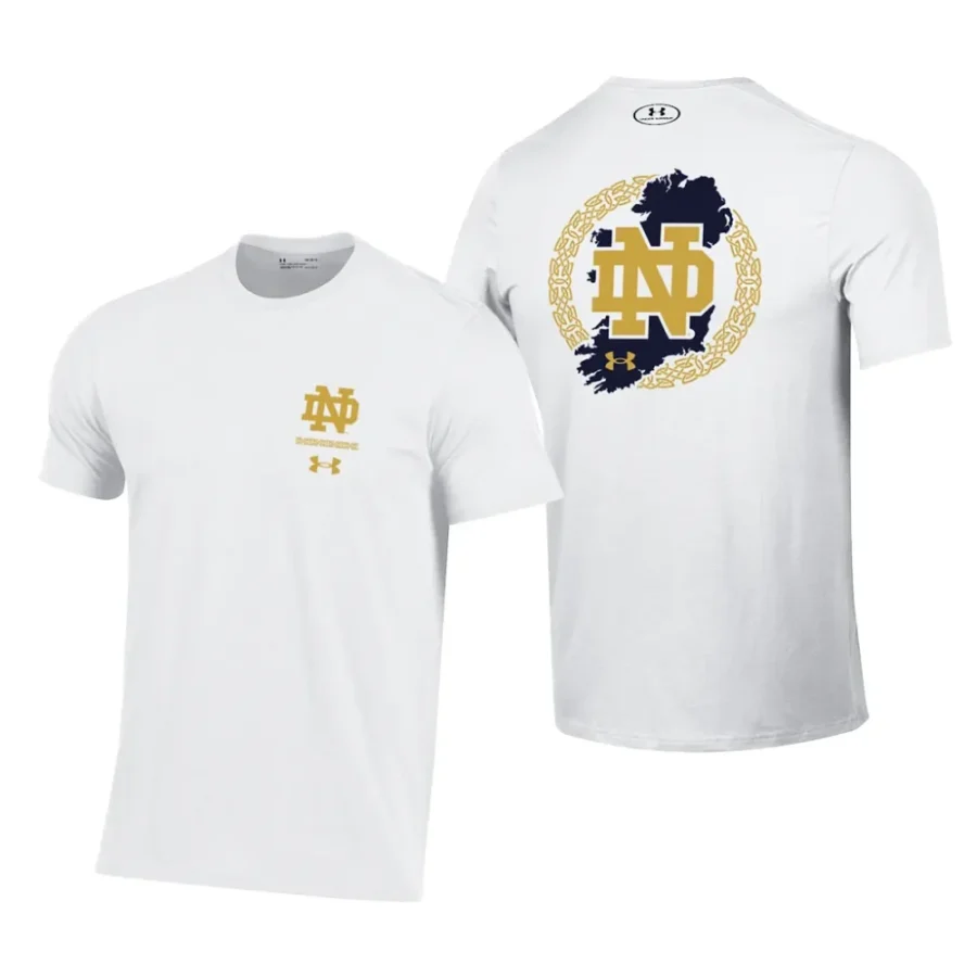 notre dame fighting irish white 2023 aer lingus college football classic map performancecotton men t shirt scaled