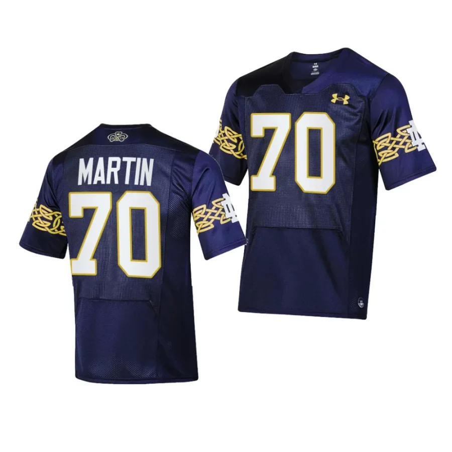 notre dame fighting irish zack martin navy 2023 aer lingus college football classic youth jersey scaled