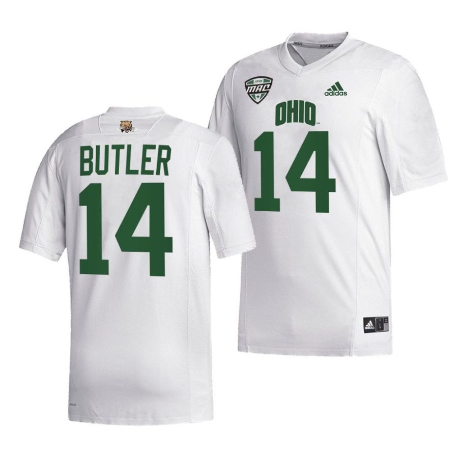 ohio bobcats bryce butler white college football jersey scaled