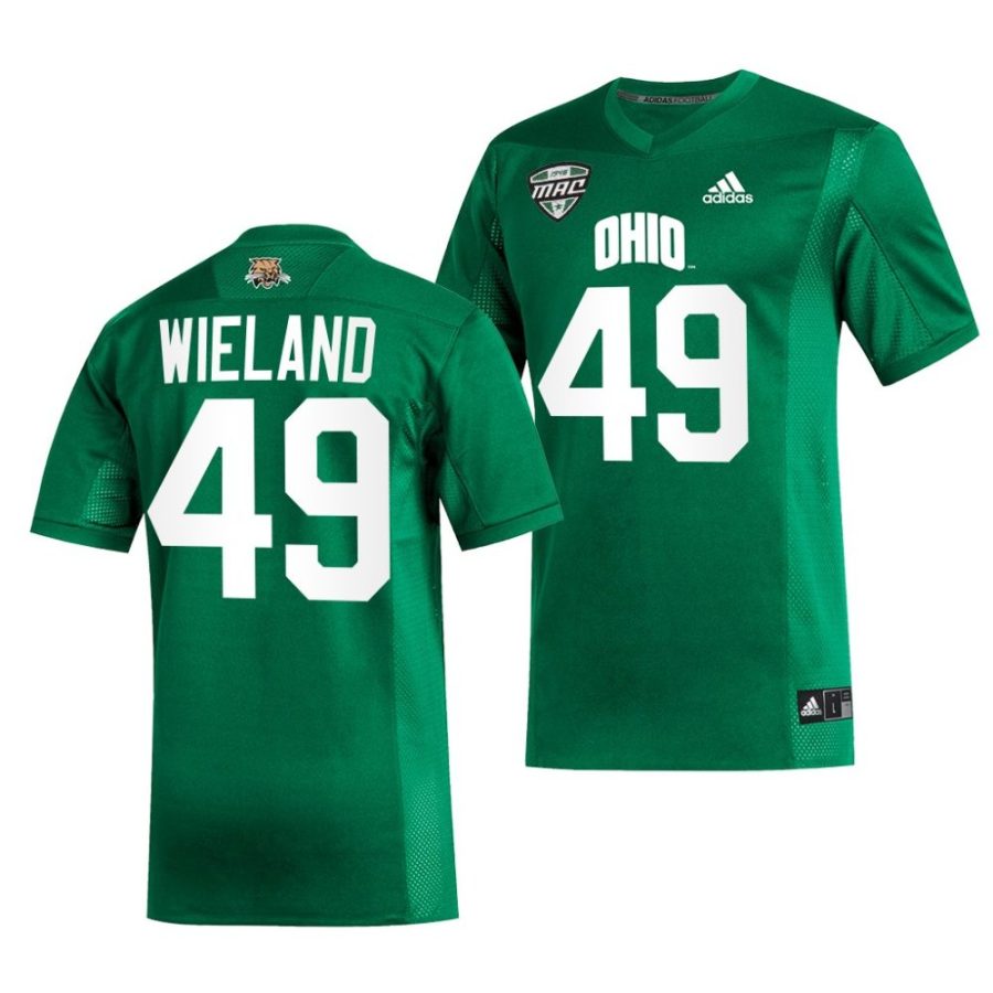 ohio bobcats jonah wieland green college football jersey scaled