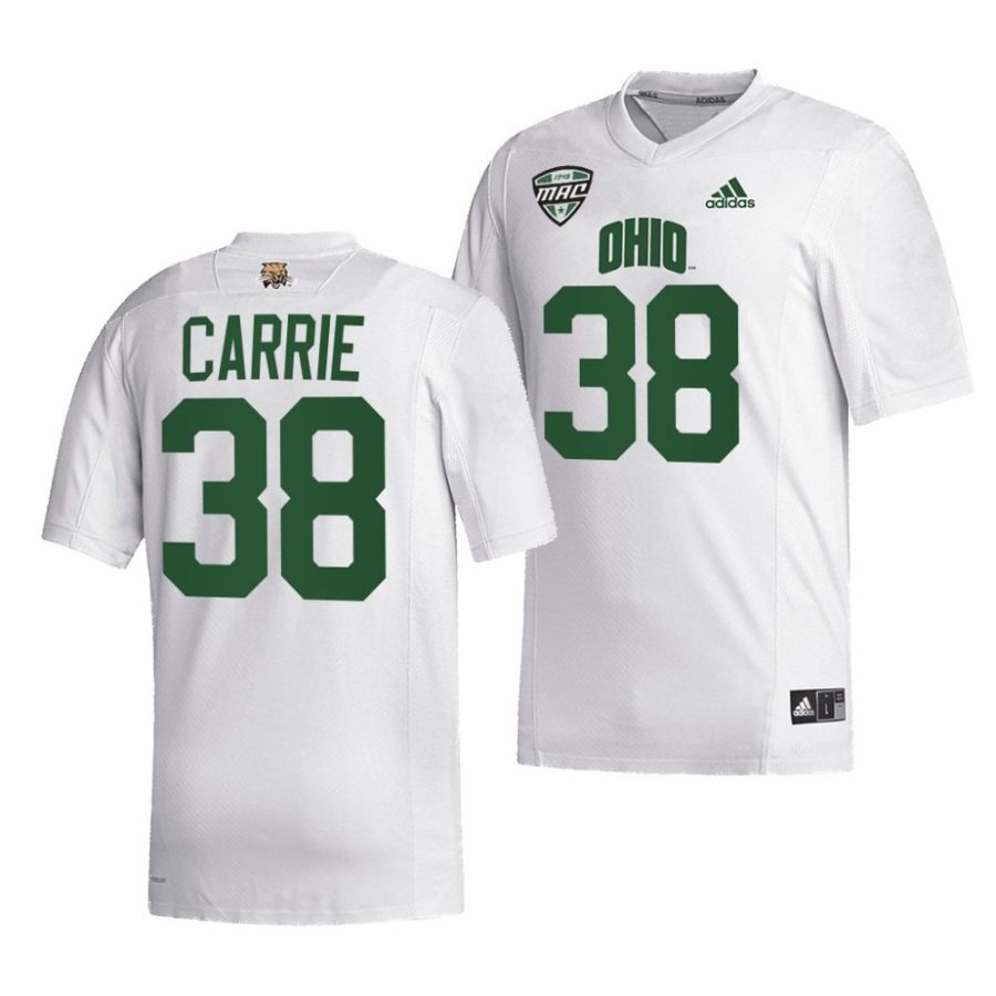 ohio bobcats t.j. carrie white college football jersey scaled