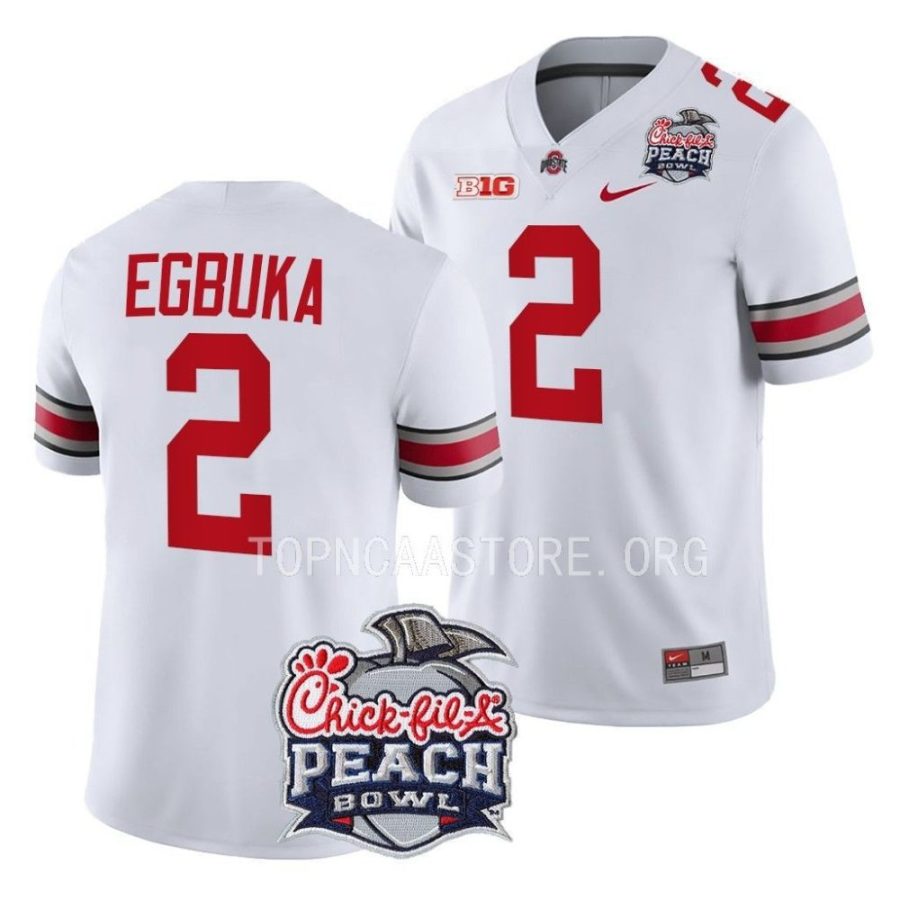 ohio state buckeyes emeka egbuka white 2022 peach bowl college football playoff jersey scaled