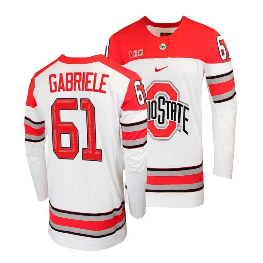 ohio state buckeyes grant gabriele college hockey white jersey scaled