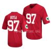 ohio state buckeyes nick bosa scarlet retro football replica jersey scaled