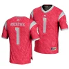 ohio state buckeyes scarlet highlight print football fashion jersey scaled