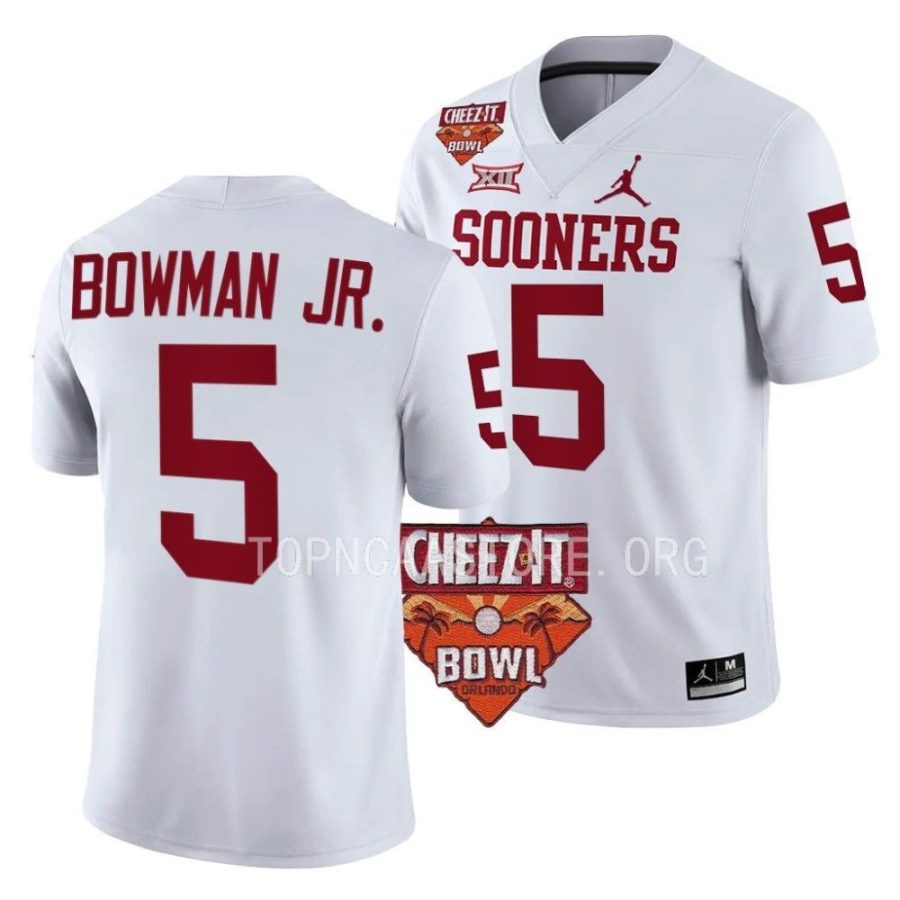 oklahoma sooners billy bowman jr. white 2022 cheez it bowl college football jersey scaled