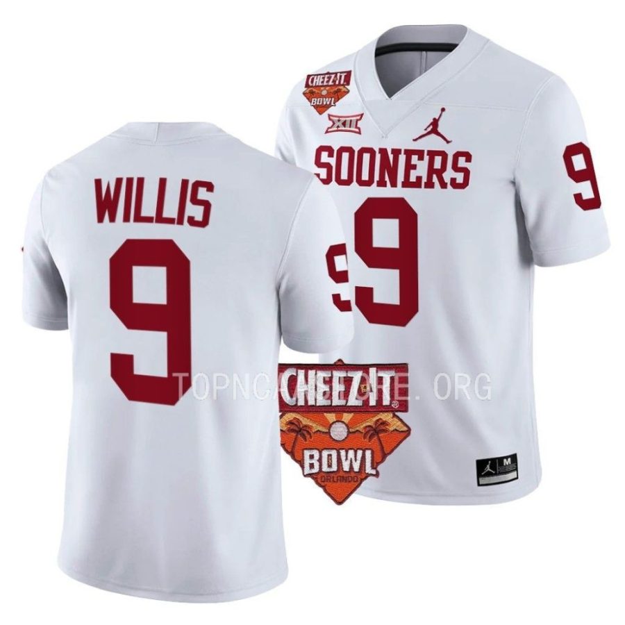 oklahoma sooners brayden willis white 2022 cheez it bowl college football jersey scaled