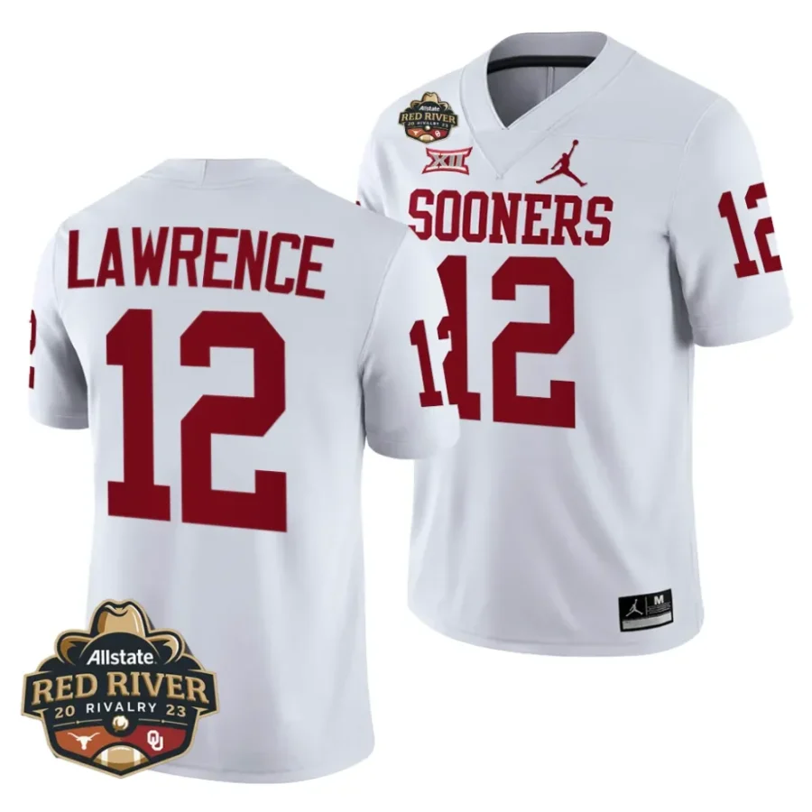 oklahoma sooners key lawrence white 2023 allstate red river rivalry football jersey scaled