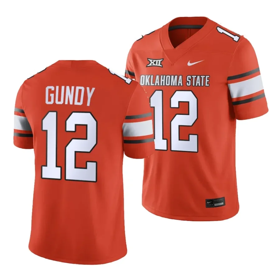 oklahoma state cowboys gunnar gundy orange 2023college football game jersey scaled
