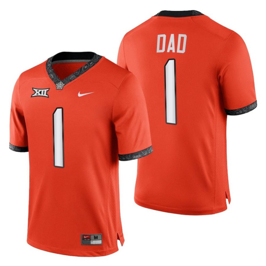 oklahoma state cowboys orange 2022 fathers day gift greatest dad jersey scaled