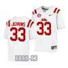 ole miss rebels dashaun jerkins white 2022 23college football game jersey scaled