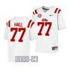 ole miss rebels hamilton hall white 2022 23college football game jersey scaled