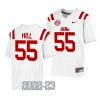 ole miss rebels kd hill white 2022 23college football game jersey scaled