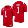 ole miss rebels red 2022 fathers day gift greatest dad jersey scaled