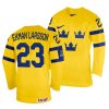 oliver ekman larsson home 2022 iihf world championship yellow jersey scaled