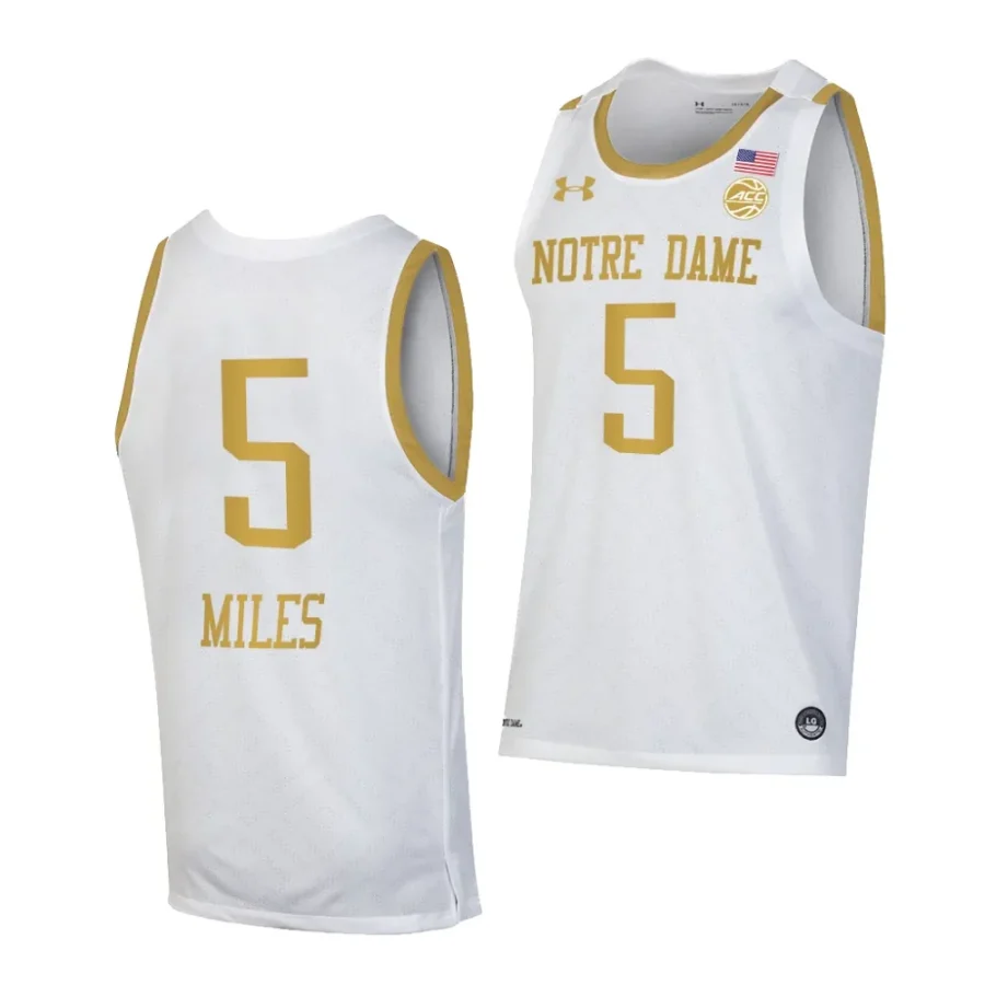 olivia miles notre dame wbb 2022 23college basketball replicawhite jersey scaled