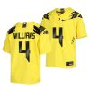 oregon ducks bennett williams yellow vapor fusion replica football jersey scaled