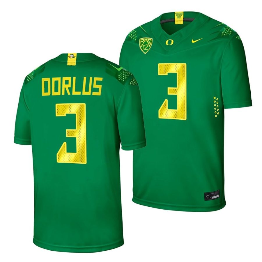 oregon ducks brandon dorlus green college football home jersey scaled