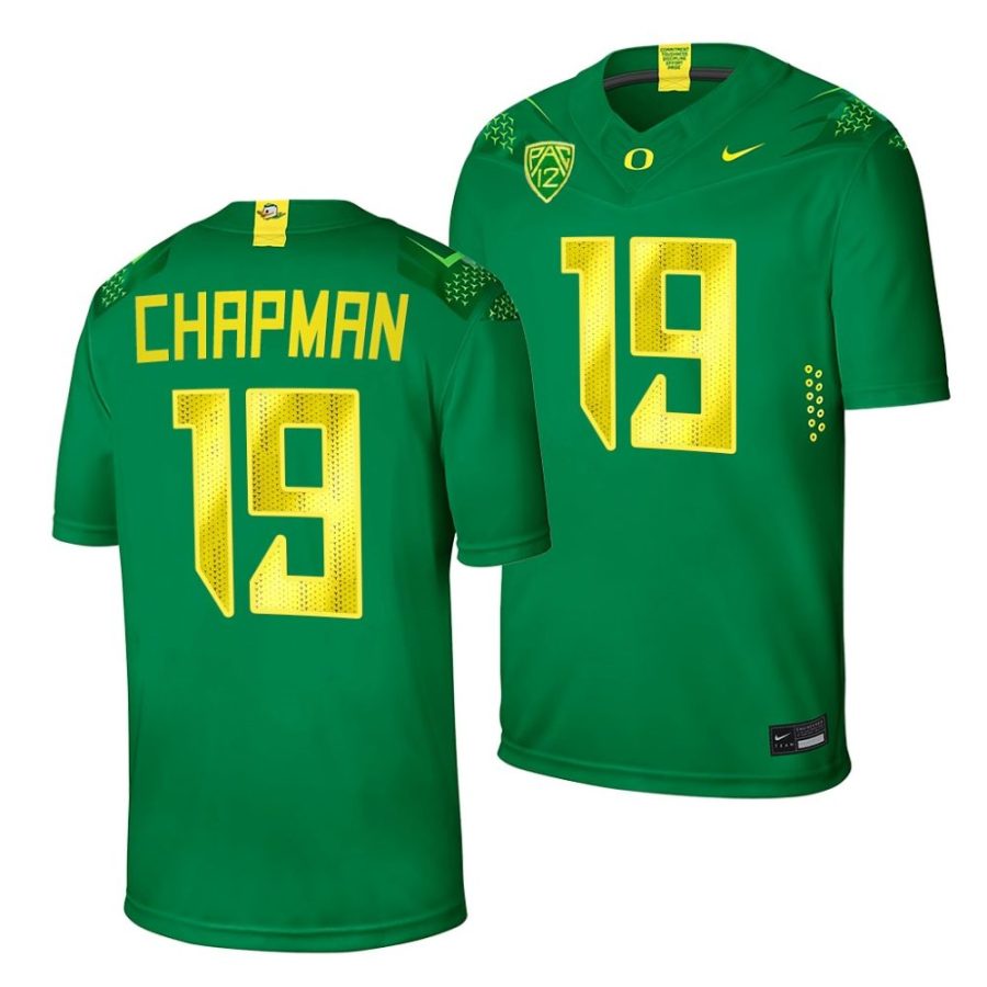 oregon ducks caleb chapman green college football home jersey scaled