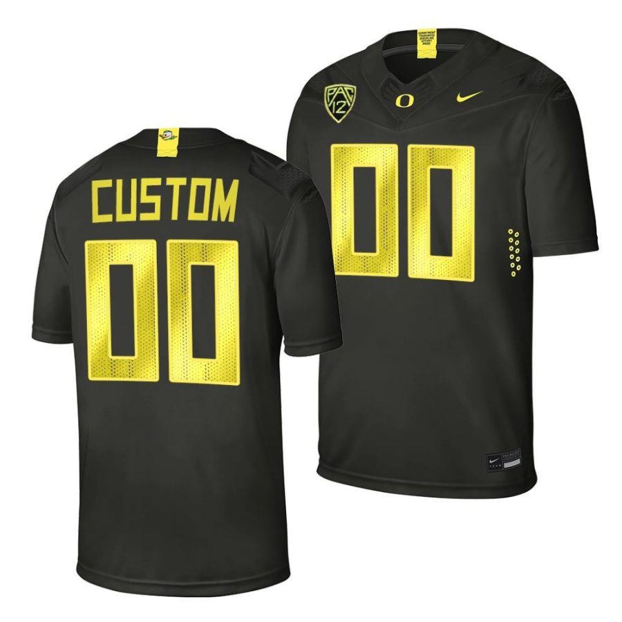 oregon ducks custom black college football jersey scaled