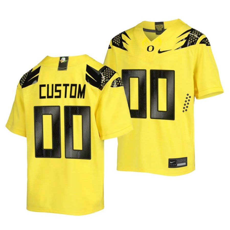 oregon ducks custom yellow vapor fusion replica football jersey scaled