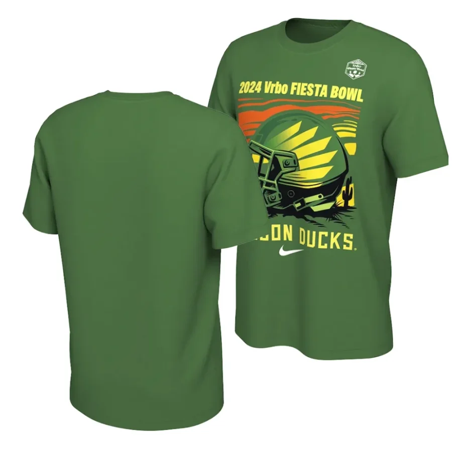 oregon ducks green 2024 fiesta bow illustrated men t shirt scaled