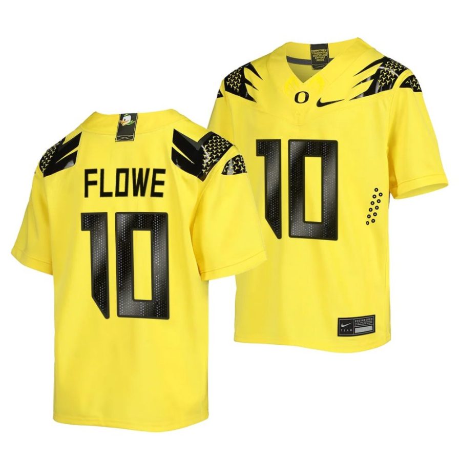 oregon ducks justin flowe yellow vapor fusion replica football jersey scaled