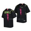 oregon ducks noah sewell black breast cancer awareness youth jersey scaled