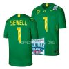 oregon ducks noah sewell green 2022 holiday bowl college football jersey scaled