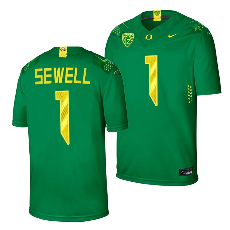 oregon ducks noah sewell green college football home jersey scaled