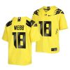 oregon ducks spencer webb yellow vapor fusion replica football jersey scaled
