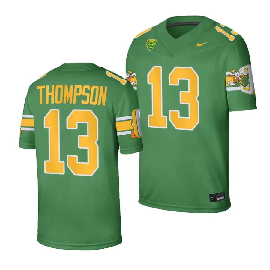 oregon ducks ty thompson green 2023 24college football game jersey scaled